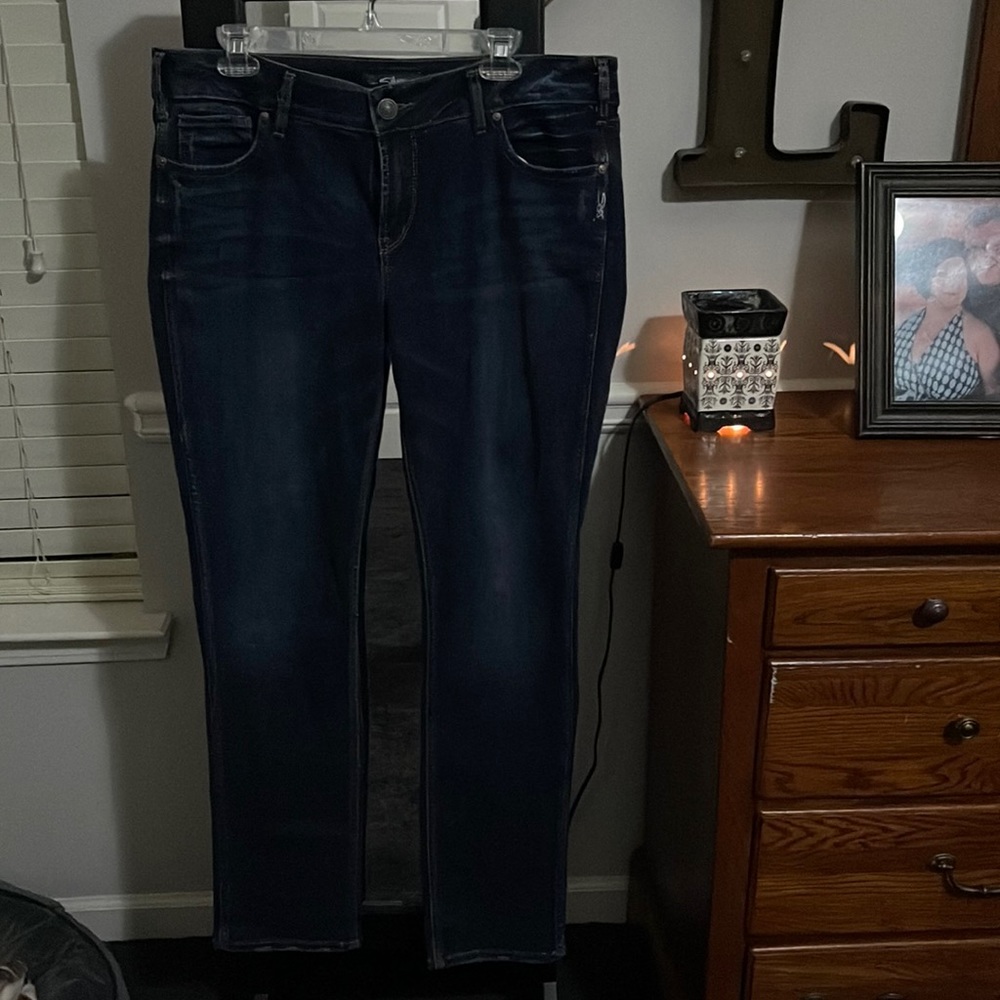 Silver jeans straight leg size 34